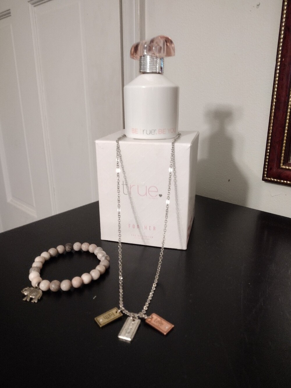 True Perfume & Bracelet & Necklace